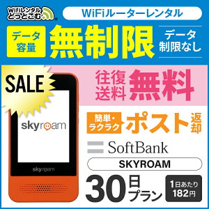   wifi レンタル 無制限 30日 ソフトバンク ポケットwifi skyroam Pocket WiFi 1ヶ月 レンタルwifi ルーター wi-fi 中継器 国内 専用 wifiレンタル wiーfi ポケットWiFi 旅行 出張 入院 一時帰国 引っ越し softbank