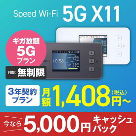 月額1,408円(税込)〜 Vision WiMAX Speed Wi-Fi 5G X11