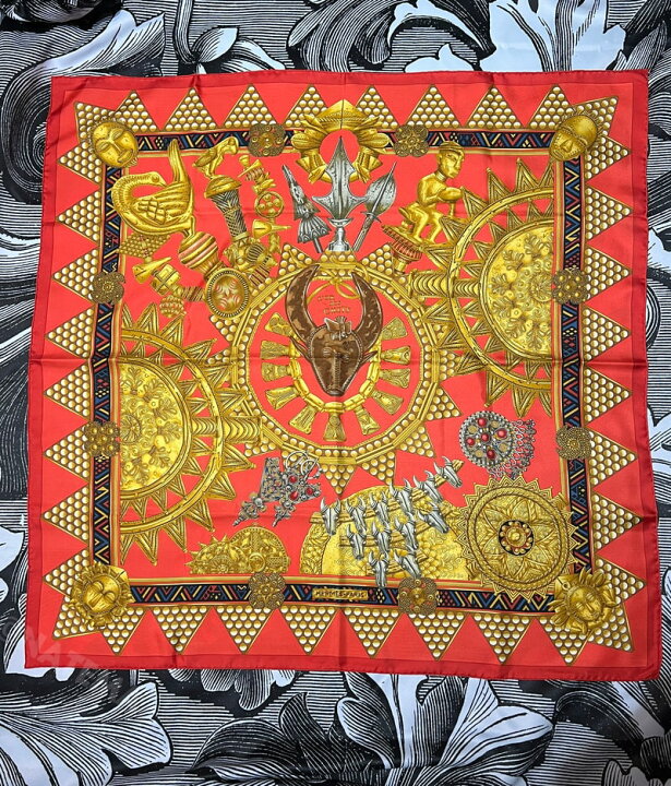 楽天市場】【中古】美品 エルメス スカーフ 90 カレ HERMES L 