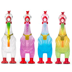 スクイーズ・ミー・クリア・チキン 4色アソート Animolds Squeeze Me Clear Chicken クリスマスプレゼント バースデー おもちゃ