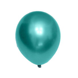 【メール便対応5個まで】メタリックバルーン 5個入 グリーン 12インチ ヘリウム バースデー ヘリウムガス バルーン装飾 誕生日 風船 ふうせん 風船