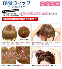 つむじ付きあみこみ前髪ウィッグ/プリシラTFX-10あみこみバングスプラス日本製耐熱ファイバー仕様【10P29Jul16】