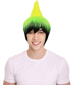 Wigs2you H-6845 男性用コスプレウィッグ アオのエクソシスト アマイモン風 ショートボブ 耐熱ファイバー 通気性キャップ付き アニメキャラ仮装かつら