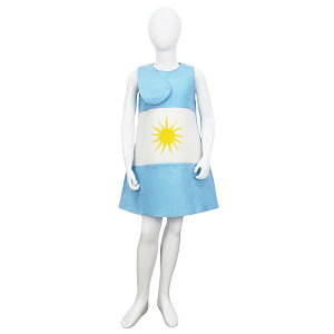 トロールズ風 アルゼンチン 国旗 コスプレ 衣装 JCO-182(kids) コスチューム ハロウィン パーティ オリジナル 仮装 全身コーデ Trolls 小人