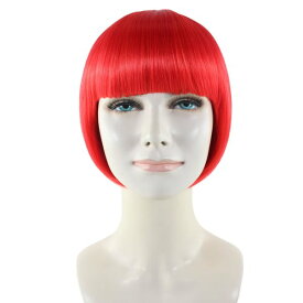 Wigs2you H-3124 ショート ボブ レッド 赤 パーティウィッグ 仮装 コスプレ ハロウィン アフロ ボブ 業界激震 高品質 ウィッグ専門店 フルウィッグ