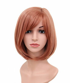 【Wigs2you】在庫処分セール 70%OFF ページC コスプレ ウィッグ とある魔術の禁書目録 御坂美琴風 けいおん 平沢唯風 初音ミクの姉 MEIKO風 日本製高級ファイバー使用 C-068 フルウィッグ 耐熱 ハロウィン 女装 ナチュラル ショート かつら 茶髪 普段使い 激安