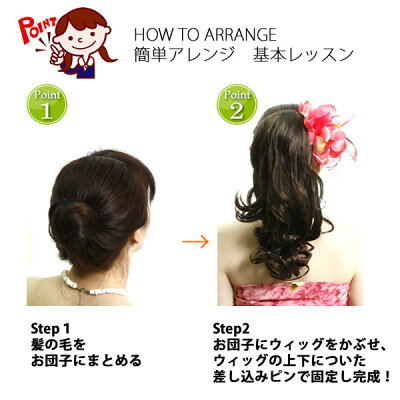 楽天市場 ウィッグ フラ フラダンス ダンス 部分ウィッグ 簡単ウィッグ エクステ ポニー 人気 ヘアアレンジ ロングカール 結婚式 ウィッグ ｗｉｇ ルネス