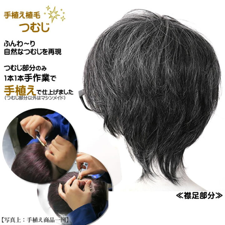 楽天市場】ウィッグ 白髪 しらが 男性用 メンズ 医療用ウィッグ かつら 