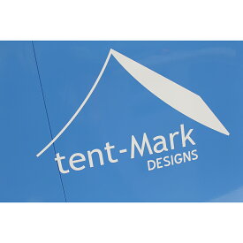 テンマクデザイン カッティングステッカー ホワイト　スクエア（tent-Mark DESIGNS）
