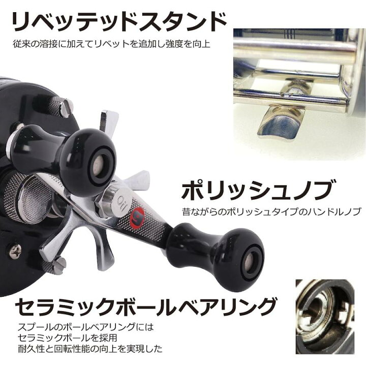 楽天市場】アブガルシア アンバサダー 6500C ファクトリーチューンド 