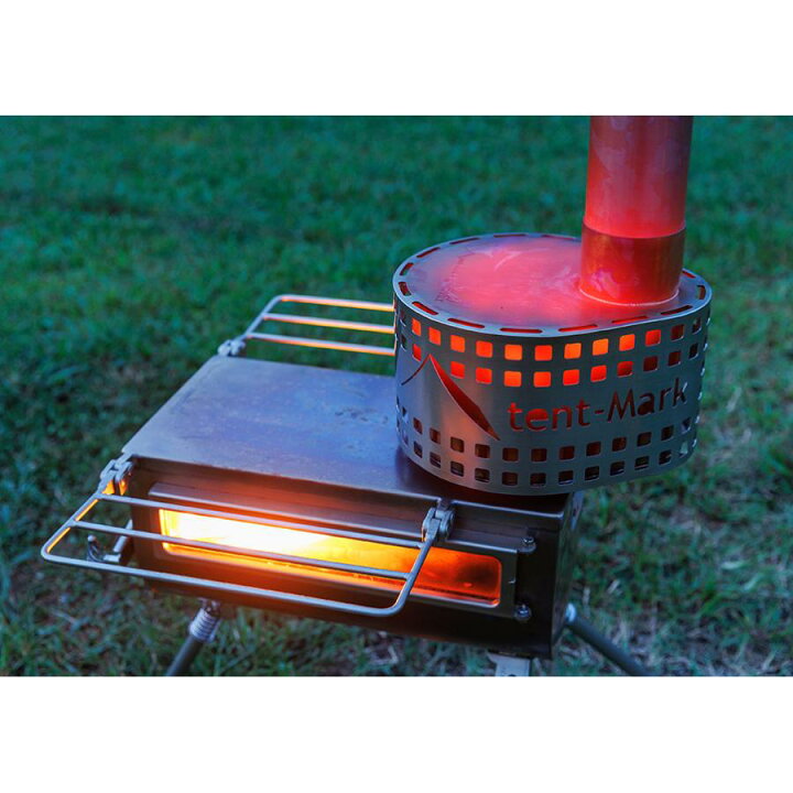 楽天市場】テンマクデザイン ウッドストーブ 2次燃焼器【M】76mm  