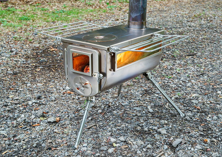 楽天市場】テンマクデザイン ウッドストーブサイドヴュー【Lサイズ  