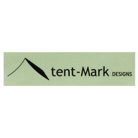 テンマクデザイン カッティングステッカー ブラック 【M】（tent-Mark DESIGNS）