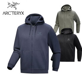 【SALE】アークテリクス エンブレム フリース フルジップ フーディ メンズ　Arc'teryx Emblem Fleece Full-Zip Hoody Men's 2025FW ハイキング クライミング キャンプ ツーリング フリース パーカー ミッドレイヤー アウター 【正規品】