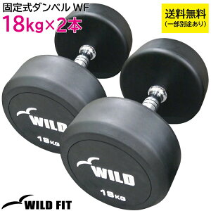 �Œ莮 �_���x�� 18kg WF 2�{�Z�b�g�������� �W���_���x�� ��g�� �؃g�� ���o�[ �g���[�j���O �W�� �S�A���C [WILD FIT ���C���h�t�B�b�g]