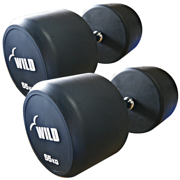 楽天市場】固定式 ダンベル 55kg WF 2本セット 【代金引換不可】送料 