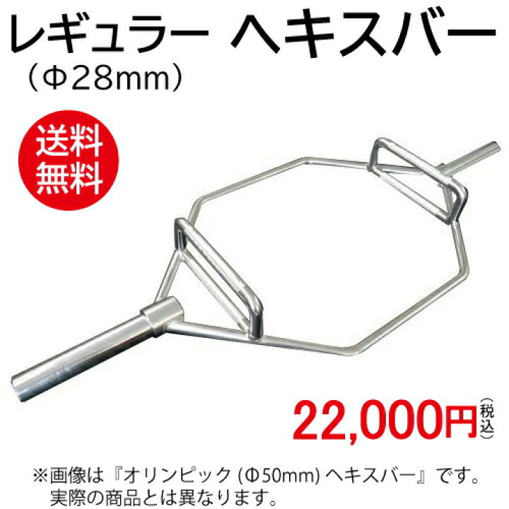 楽天市場】レギュラー ヘキスバー カラー無し径28mm ヘックスバー 送料 