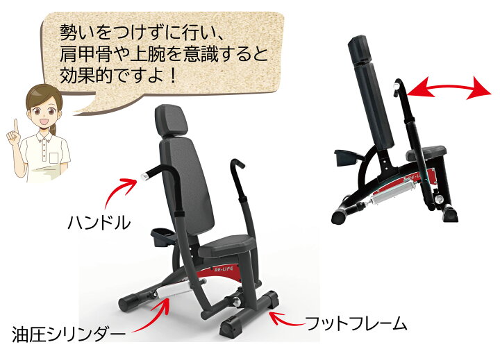 楽天市場】【配送設置商品】 チェストプレス・ロウ (油圧式)送料無料 