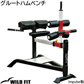 グルートハムベンチ [impulse/インパルス]トレーニングマシン トレーニングベンチ 業務用 送料無料 [WILD FIT ワイルドフィット]