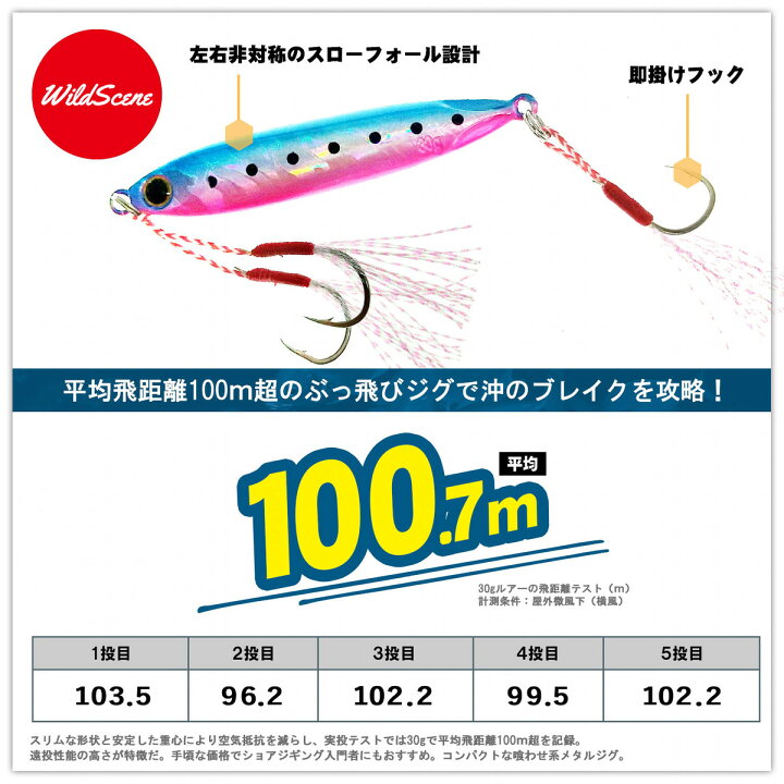 楽天市場 Wild Scene メタルジグ スロー 5個セット 10g g 30g 40g ジグ セットジグセット 青物 シーバス ヒラメ ルアー釣り用品 釣り具 釣具 釣り フィッシング シーバス メタルジグ セット 送料無料 コスパ最強 Wild Scene Store 楽天市場店