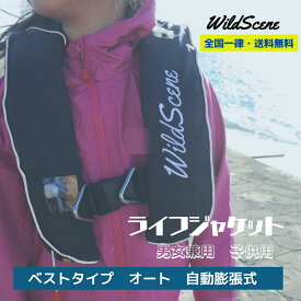 【送料無料】Wild Scene ライフジャケットベスト タイプ 子供 用CE認証取得 国内アフターサポート対応海 釣り 父の日