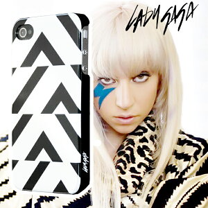 [Lux Mobile]Lady Gaga ���f�B�[�E�K�K�@Distortion - Hard Case for iPhone 4S/4�n�[�h�P�[�X�@�ی�t�B�����A�z�[���{�^���V�[���t��-stv