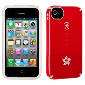 *speck製* iphone4s ケース 【iPhone4S/4 CandyShell HongKong Flag】キャンディーシェルフラッグケースホンコン　香港　国旗(UP)