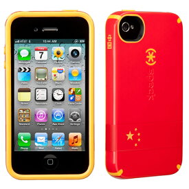 *speck製* iphone4s ケース 【iPhone4S/4 CandyShell China Flag】キャンディーシェルフラッグケースチャイナ　中国　国旗(UP)-stv