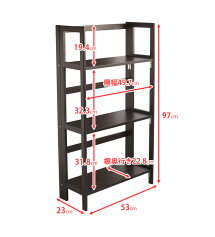 シェルフ折りたたみ木製棚オープンシェルフおしゃれ北欧西海岸収納棚収納ラック収納家具ラックディスプレイラック書棚ブックシェルフかわいい3段タイプブラウンナチュラルホワイト送料無料