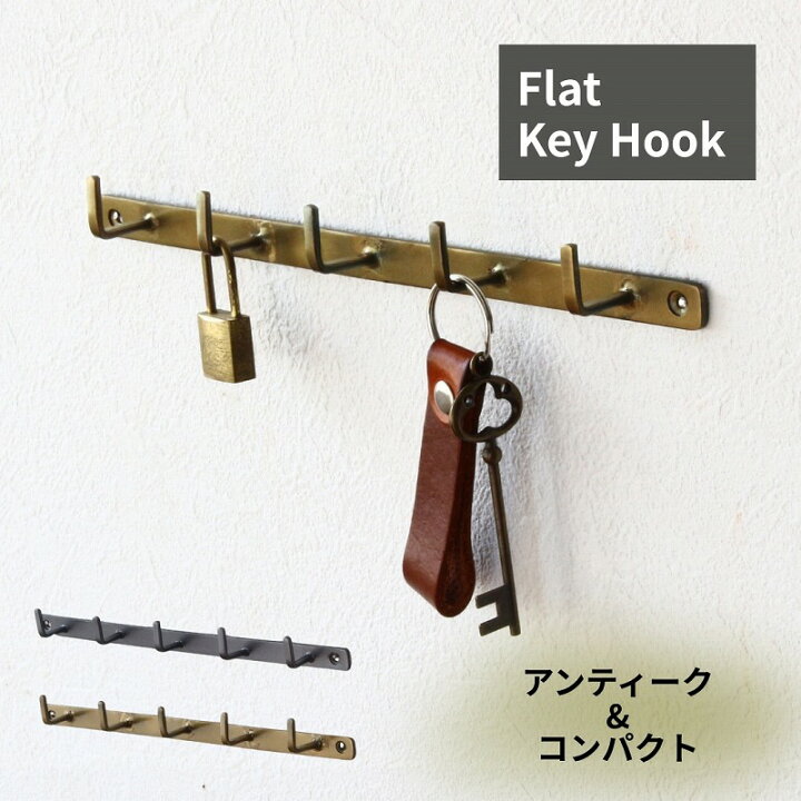 楽天市場】壁掛けフック ウォールフック 壁掛け キーフック 金具 