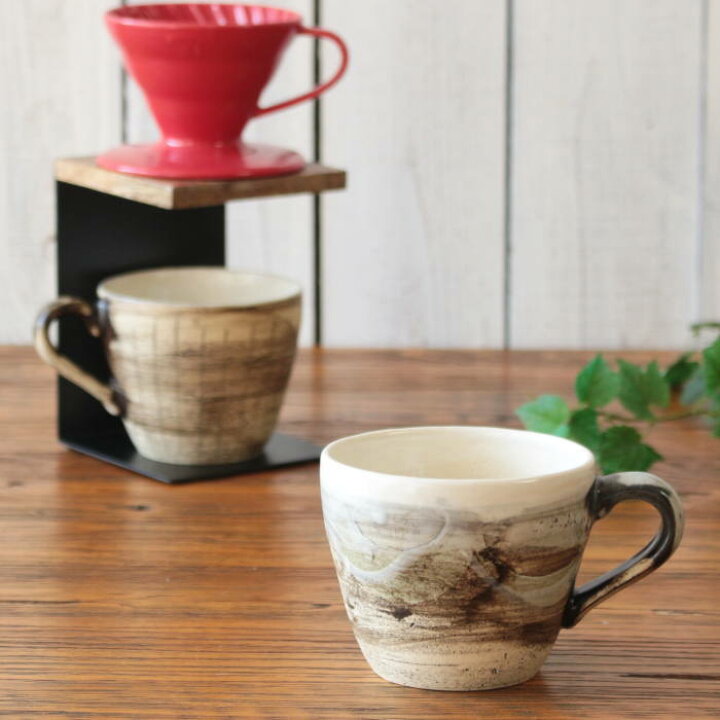 楽天市場】マグカップ コーヒーカップ おしゃれ ティーカップ 陶器 土 