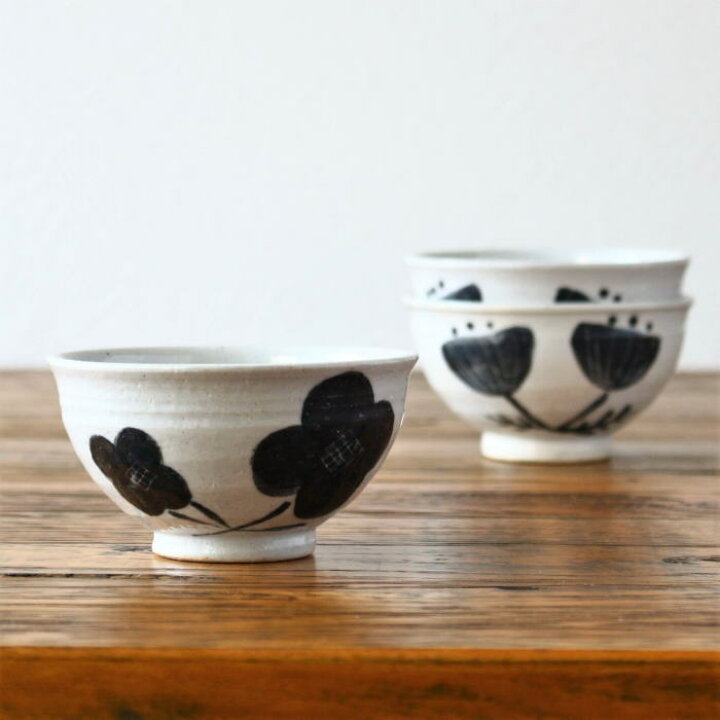 お茶碗 飯茶碗 おしゃれ ふわり花飯碗 キッチン用品 テーブルウエア 丹山窯 和食器 日本製 美濃焼 花柄 雑貨 食事 飯碗 品揃え豊富で 飯碗