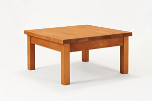 匠のガーデンテーブル 60cm×60cm×希望高さ(30〜40cm)(色:チーク) 【無垢 天然木製 ローテーブル ベランダガーデン おしゃれ 日本製 完成品 送料無料】