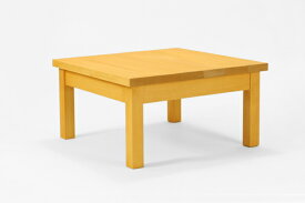 匠のガーデンテーブル 60cm×60cm×希望高さ（30〜40cm）（色：パイン） 【無垢 天然木製 ローテーブル ベランダガーデン おしゃれ 日本製 完成品 送料無料】