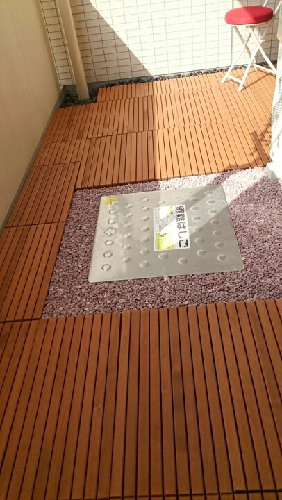 楽天市場】ウッドデッキ匠 すのこデッキ 30cm×60cm×厚み4cm：6枚セット 