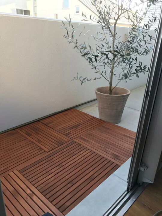 楽天市場】ウッドデッキ匠 すのこデッキ 30cm×60cm×厚み4cm：24枚 