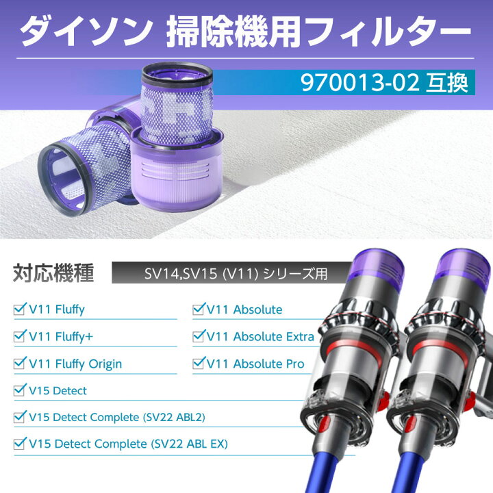 楽天市場】ダイソン用 フィルター 掃除機 SV14,SV15 (V11) 【970013-02 
