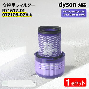 �_�C�\���p �t�B���^�[ �|���@ SV20,SV30,SV46 (V12 Detect Slim) �y971517-01,972126-02�݊��z1�� dyson�Ή� �f�B�e�N�g�X���� HEPA ���� ���� �L�� �A�����M�[ �􂢕� �|�� �����T�C�� ����