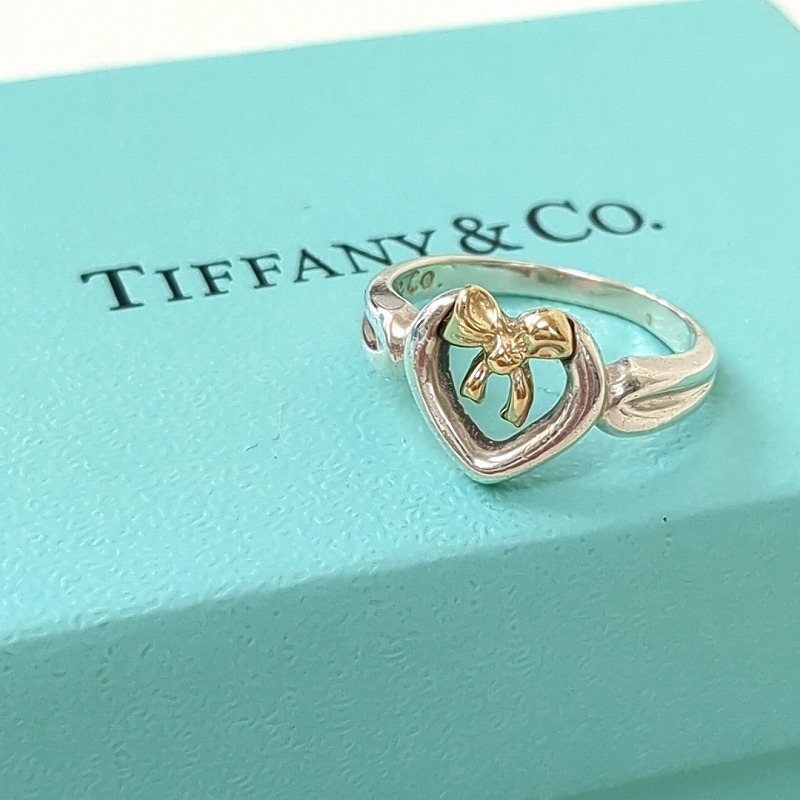 Tiffany ティファニー ハートリボン リング 指輪 - アクセサリー