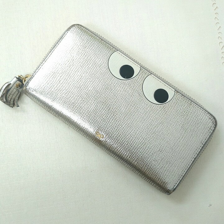 楽天市場】Anya Hindmarch アニヤハインドマーチ 長財布 シルバー 