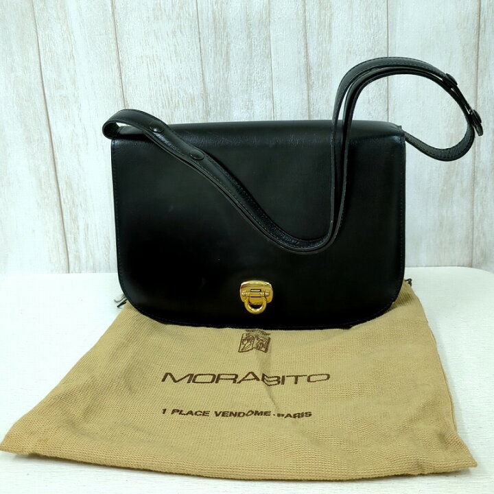 楽天市場】MORABITO モラビト レザー ハンドバッグ ブラック 