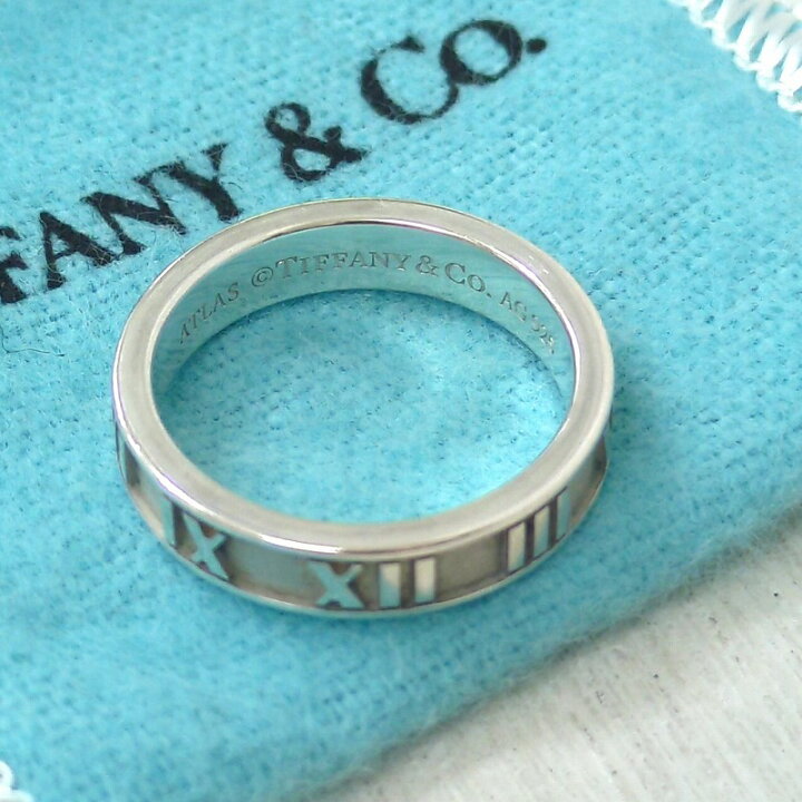 楽天市場】Tiffany & Co. ティファニー アトラス リング 指輪 Ag925 