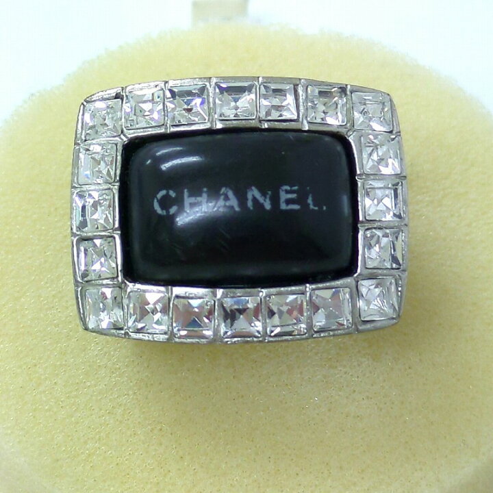 楽天市場】CHANEL シャネル クリスタルラインストーン リング 指輪 