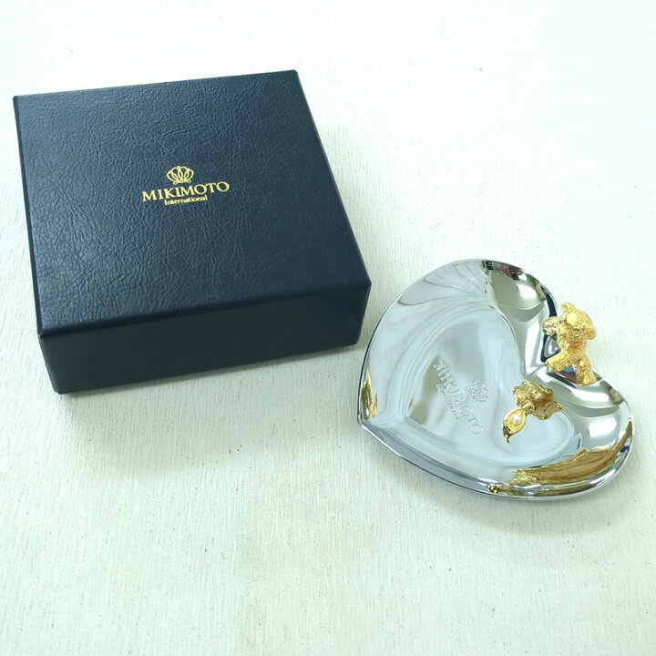 楽天市場】MIKIMOTO ミキモト ジュエリートレー プレート ベア パール 