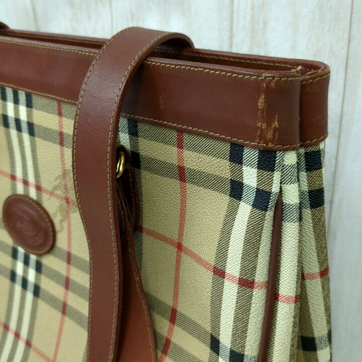 楽天市場】Burberrys バーバリー トートバッグ ノバチェック PVC 