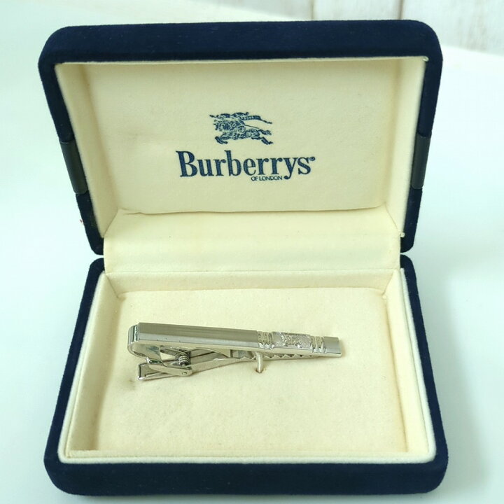 楽天市場】BURBERRY バーバリー ネクタイピン シルバーカラー 騎士 