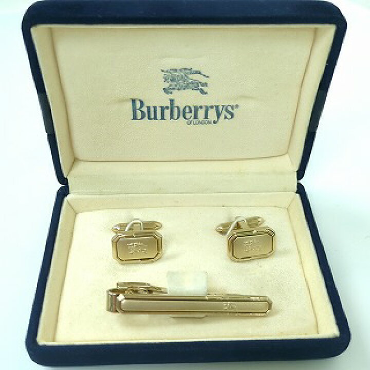 楽天市場】BURBERRY バーバリー ネクタイピン カフリンクス セット 