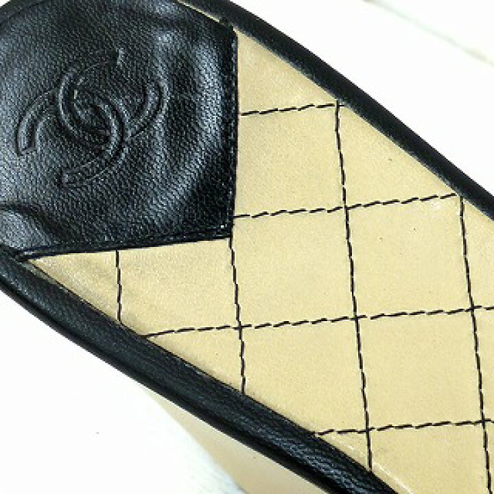 楽天市場】CHANEL シャネル ココマーク サンダル レザー 36 ブラック 