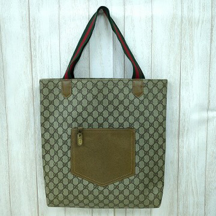楽天市場】GUCCI グッチ GG柄 トートバッグ PVC アメリカ製 オールド  