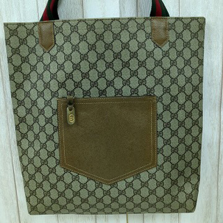 楽天市場】GUCCI グッチ GG柄 トートバッグ PVC アメリカ製 オールド 
